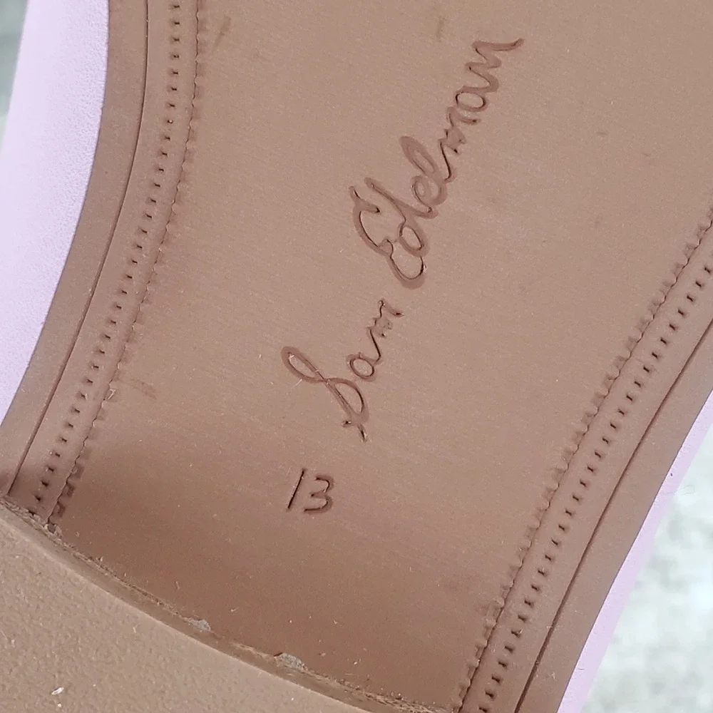 Sam Edelman Loraine Mini Girls Loafers Sz 13 Lilac Leather Comfort Slip On Shoes